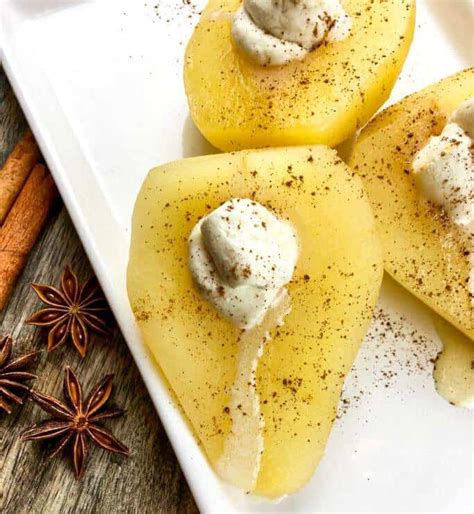 honey-poached-pears-with-zesty-mascarpone-cream image