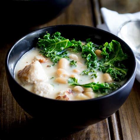 chicken-sausage-white-bean-and-kale-soup image