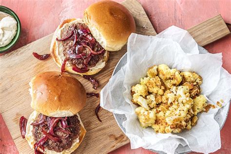 caramelized-onion-burgers-and-aioli-recipe-hellofresh image