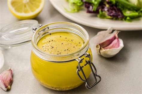 lemon-garlic-salad-dressing-recipe-with-variations image