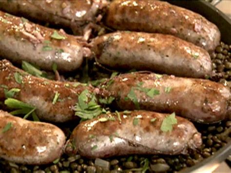 italian-sausages-with-lentils-recipe-nigella-lawson image