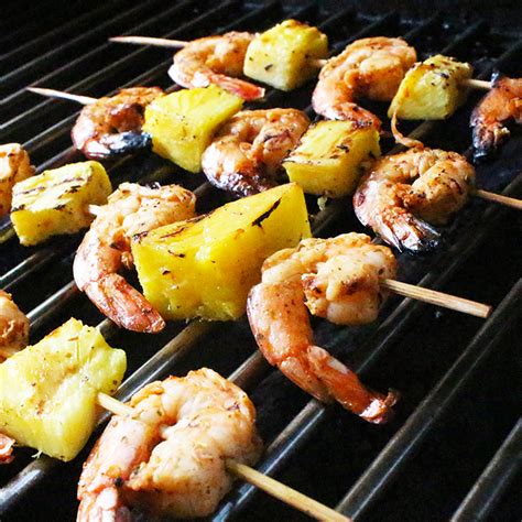 caribbean-shrimp-kabobs-grilled-shrimp-pineapple image
