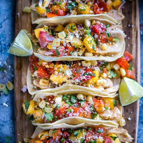 grilled-chicken-street-tacos-with-peach-salsa-the image