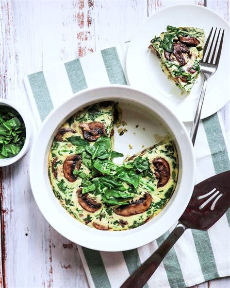 instant-pot-mushroom-and-spinach-frittata-keto-instant image