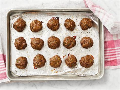 beef-meatballs-recipe-food-network-kitchen-food image