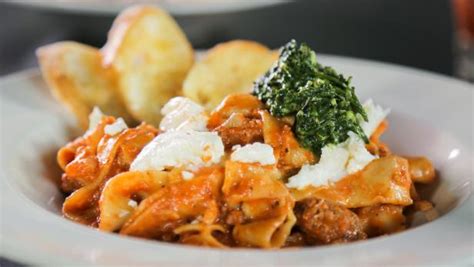 pasta-chorizo-recipe-food-network image