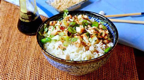 easy-rice-bowl-with-grilled-hoisin-chicken-mias-cucina image