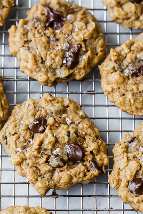 healthy-peanut-butter-oatmeal-cookies-ambitious-kitchen image
