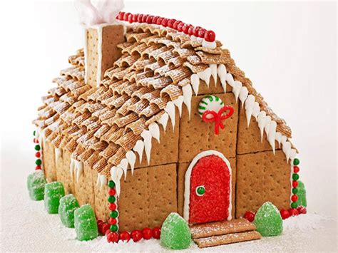 how-to-make-a-gingerbread-house-cake-food-network image
