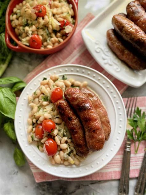 grilled-sausage-and-peppers-katies-cucina image