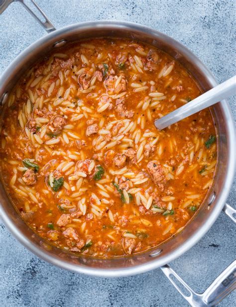 italian-sausage-orzo-soup-the-flavours-of-kitchen image