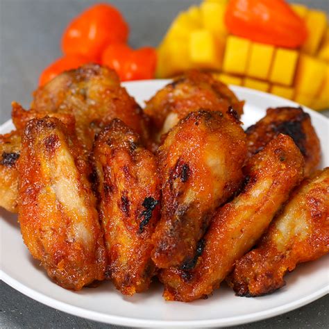 spicy-mango-chicken-wings-recipe-by-tasty image
