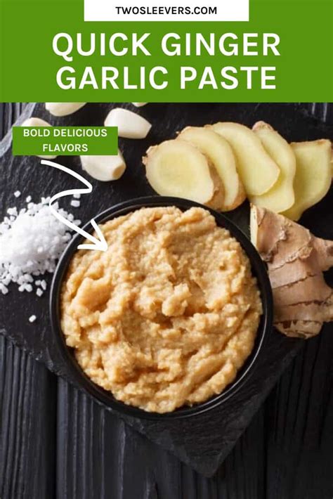 homemade-ginger-garlic-paste-quick-easy-and image