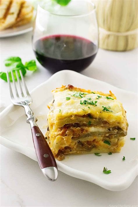 eggplant-lasagna-with-spicy-italian-sausage-meat-sauce image