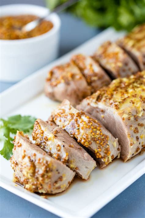 honey-dijon-garlic-roasted-pork-tenderloin-the-stay image