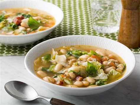 white-bean-and-escarole-soup-recipe-food-network image