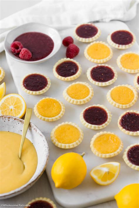 easy-jam-and-lemon-curd-tarts-wholesome-patisserie image