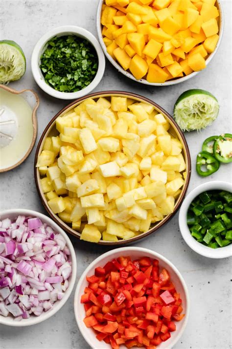 easy-pineapple-mango-salsa-recipe-erin-lives-whole image