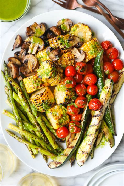 easy-grilled-vegetables-damn-delicious image
