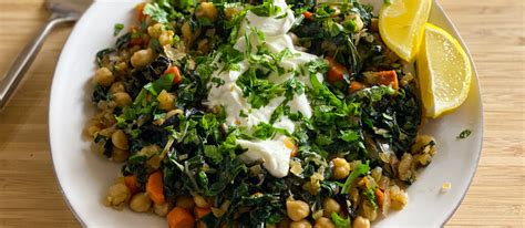 ottolenghis-chickpeas-and-swiss-chard-with-yogurt image