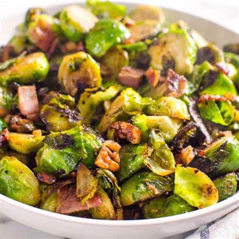 sauteed-brussels-sprouts-with-bacon-and-pecans image