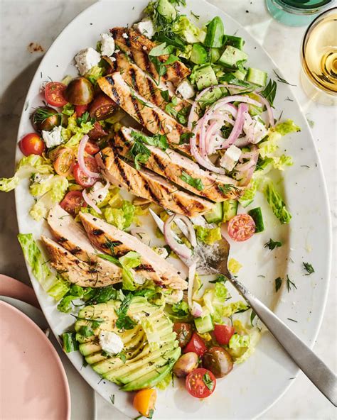 grilled-chicken-salad-recipe-kitchn image