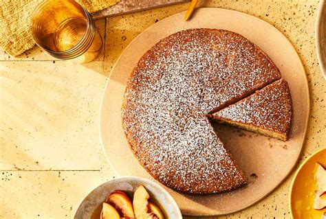 nectarine-olive-oil-cake-recipe-real-simple image