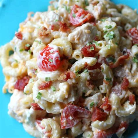 chicken-bacon-ranch-pasta-salad-the-best-blog image
