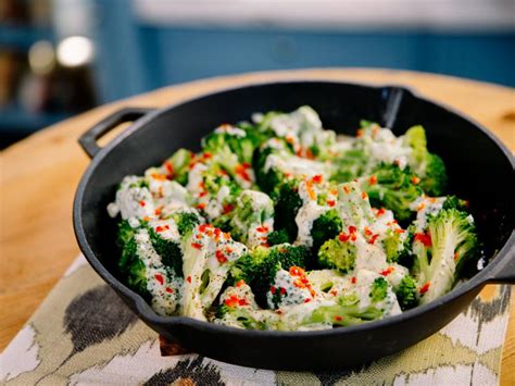 broccoli-with-blue-cheese-sauce-recipe-food-network image