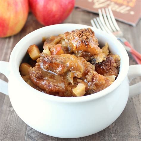 apple-bread-pudding-with-caramel-sauce image