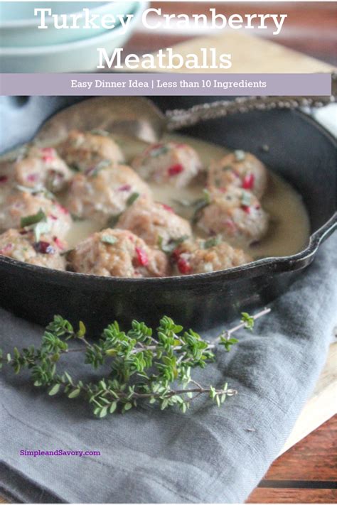 turkey-cranberry-meatballs-simple-and-savory image