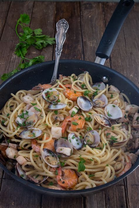 classic-seafood-pasta-recipe-an-italian-in-my-kitchen image