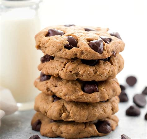 flourless-peanut-butter-oatmeal-cookies-kirbies-cravings image