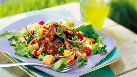 caribbean-chicken-salad-recipe-bettycrockercom image