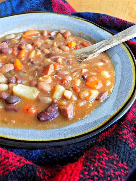 kielbasa-and-15-bean-soup-my-homemade-roots image