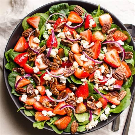 best-strawberry-spinach-salad-with-balsamic image