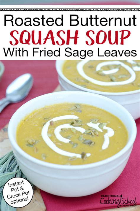roasted-butternut-squash-soup-with-fried-sage-leaves image