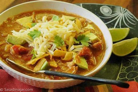 thick-and-hearty-chicken-tortilla-soup-salad-in-a-jar image