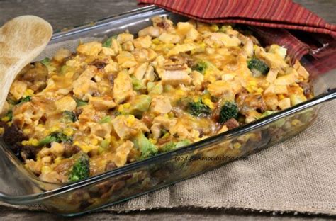 leftover-turkey-and-stuffing-casserole-foody image