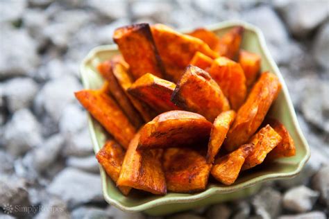 oven-baked-sweet-potato-fries-recipe-simply image