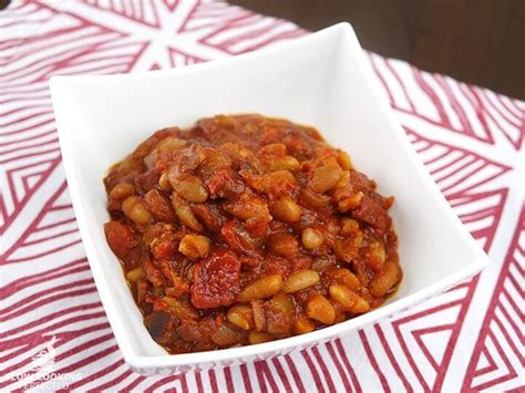 homemade-slow-cooker-baked-beans-slow-cooking image