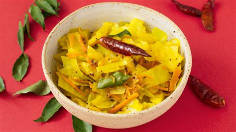 stir-fried-cabbage-with-turmeric-southeast-asian image