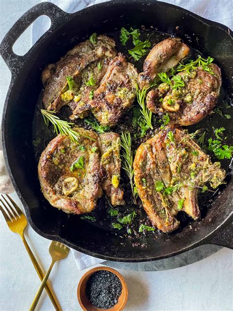 garlic-herb-lamb-shoulder-chops-good-food-baddie image