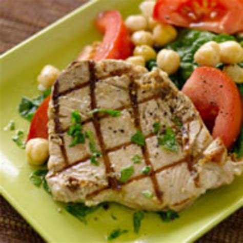 grilled-tuna-with-chickpea-and-spinach-salad-jamie image