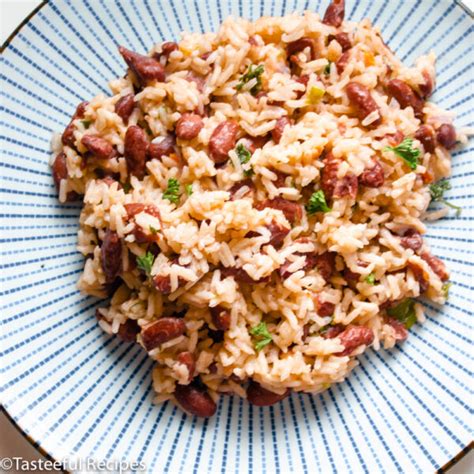 quick-caribbean-rice-and-peas-tasteeful image