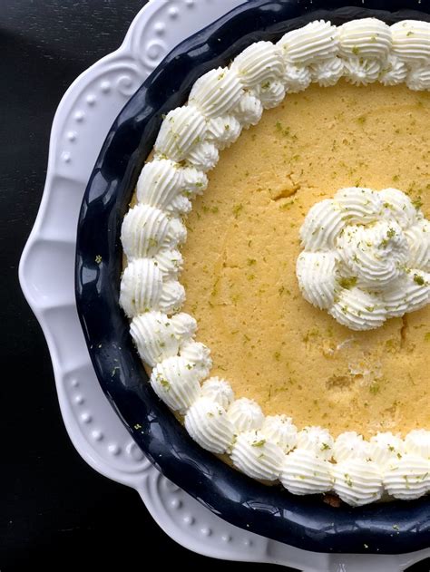 the-fluffiest-key-lime-pie-with-a-gingersnap-crust image