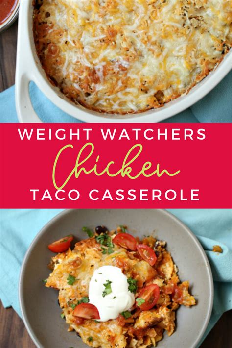 weightwatchers-friendly-chicken-taco-casserole image