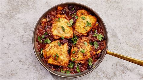 braised-chicken-thighs-with-olives-and-herbs-bon image