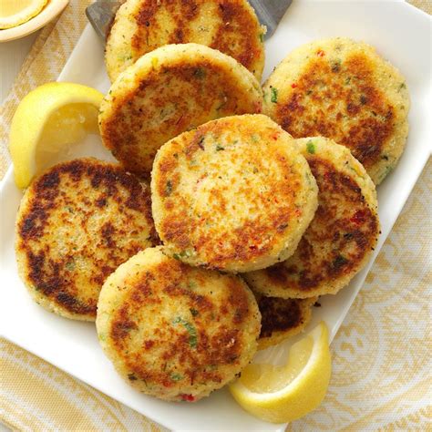 easy-crab-cakes-recipe-how-to-make-it-taste-of-home image
