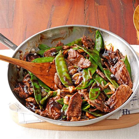 snow-peas-beef-stir-fry-recipe-how-to-make-it-taste image